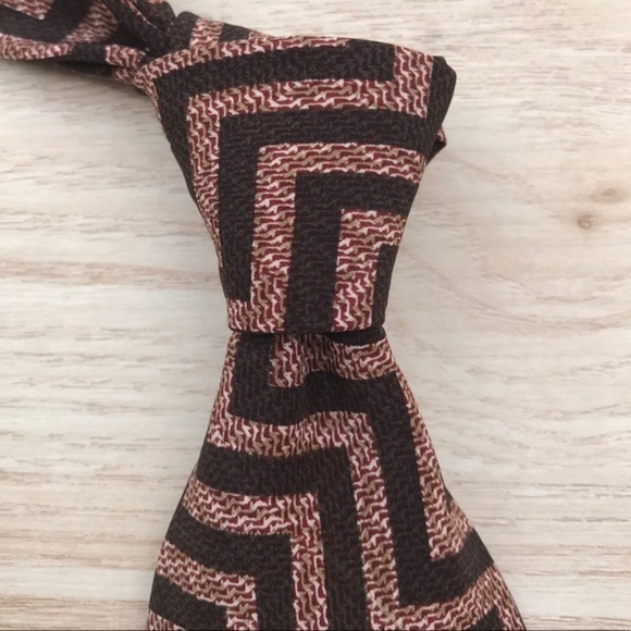 Burma Bibas Classic Geometric Silk Tie - Picture 3 of 8
